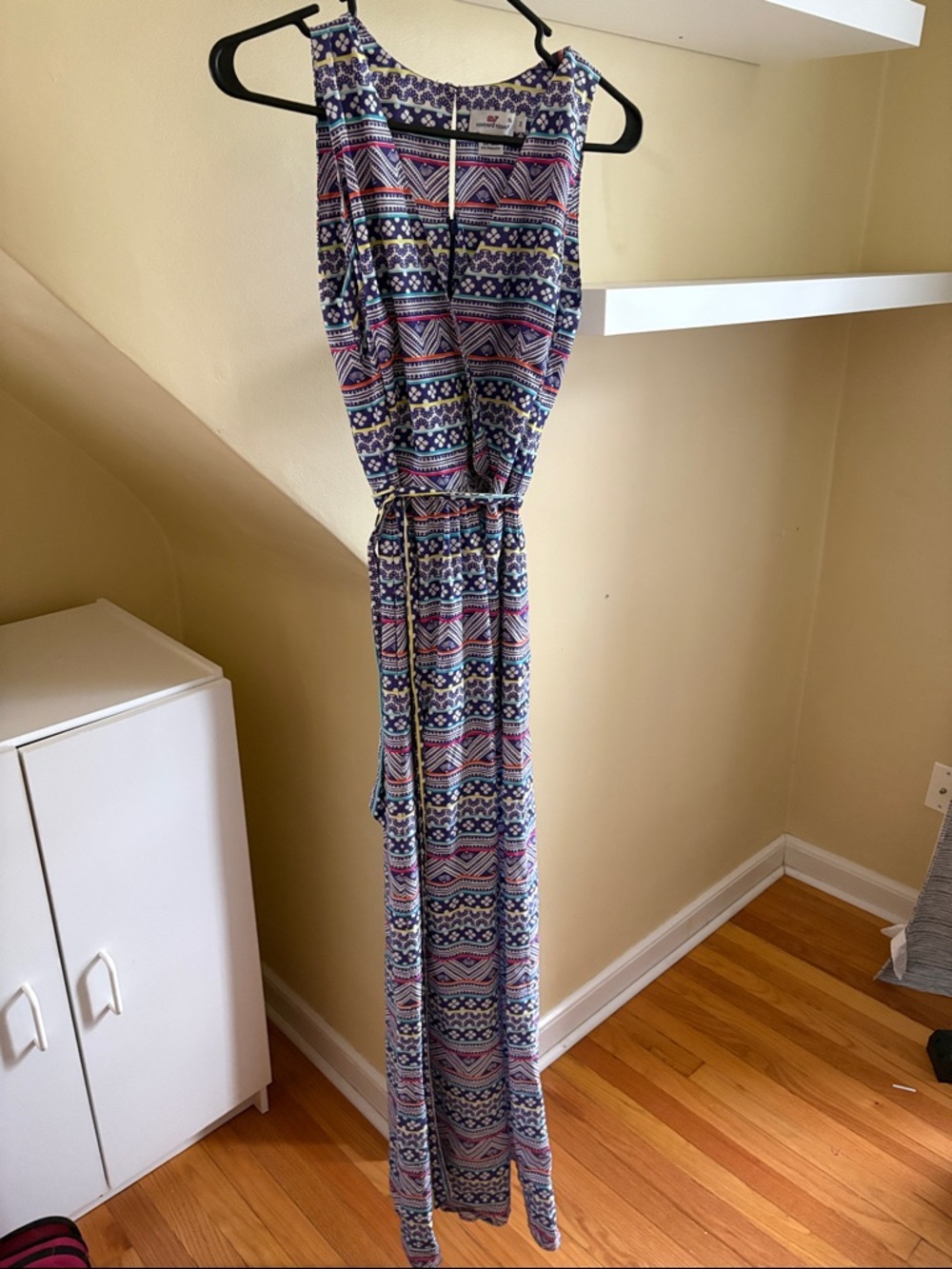 Vineyard Vines Sleeveless Patterned Maxi Dress -
